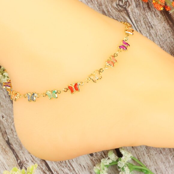 "Dainty Anklet for Women – Elegant Everyday Jewelry & Perfect Gift | MLCRC1208 - Picture 3 of 10